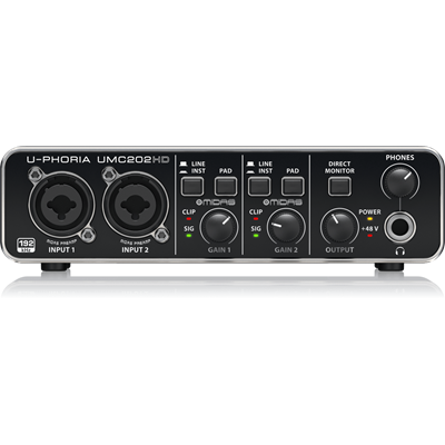 Behringer U-PHORIA UMC202HD audio-interface